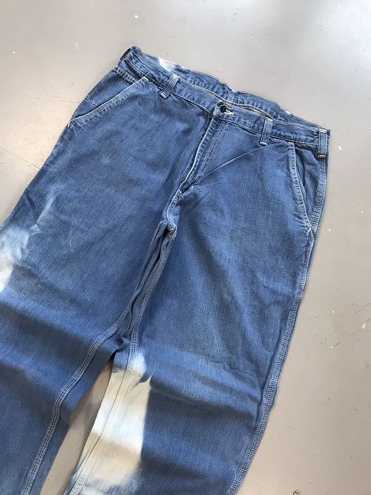 Carhartt × Vintage Vintage faded Carhartt carpenter denim Size US 36 / EU 52 - 4 Thumbnail
