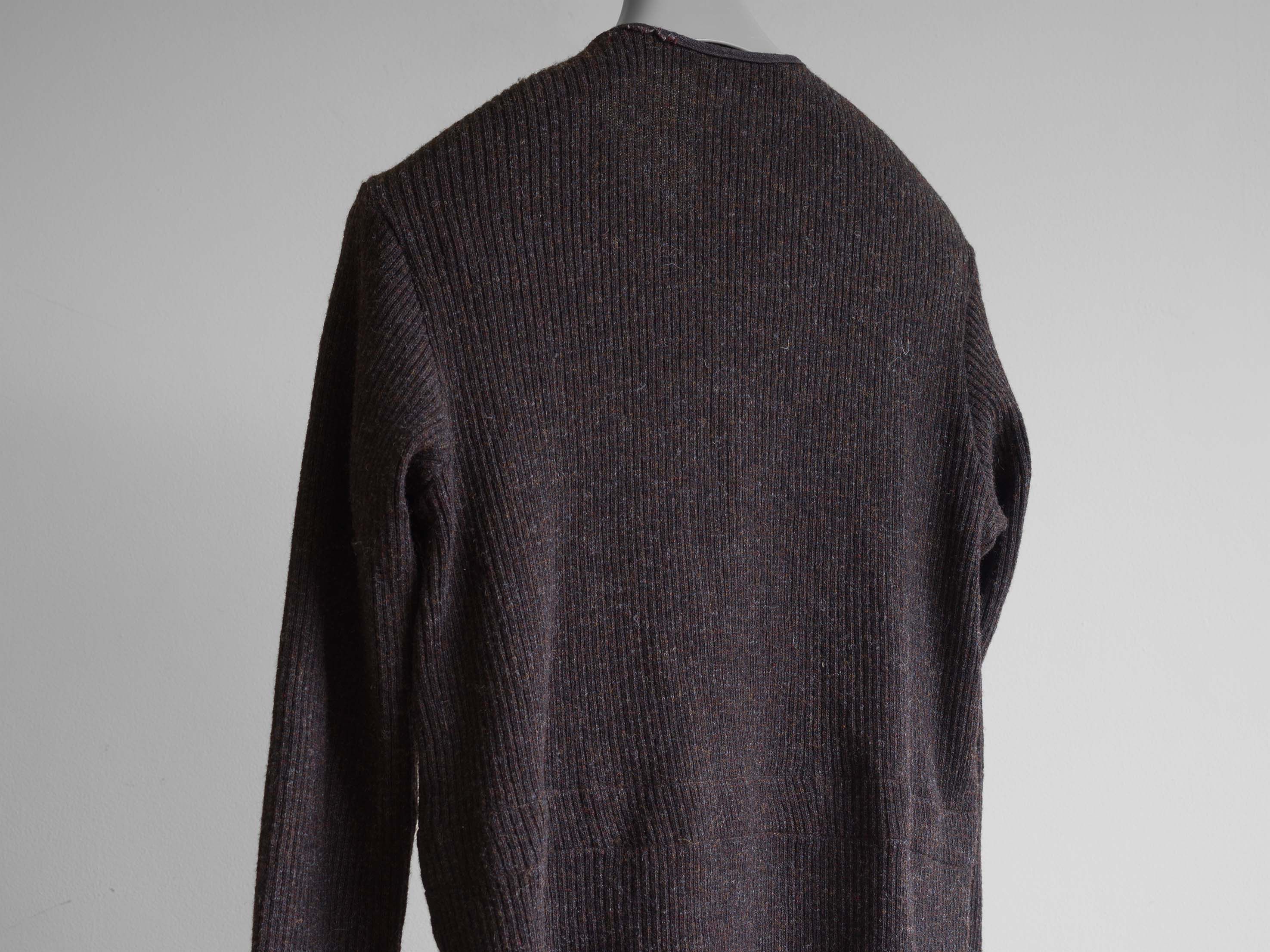 Paul Harnden Shoemakers MEN'S KNIT SLANT SHIRT WOOL Size US M / EU 48-50 / 2 - 7 Thumbnail