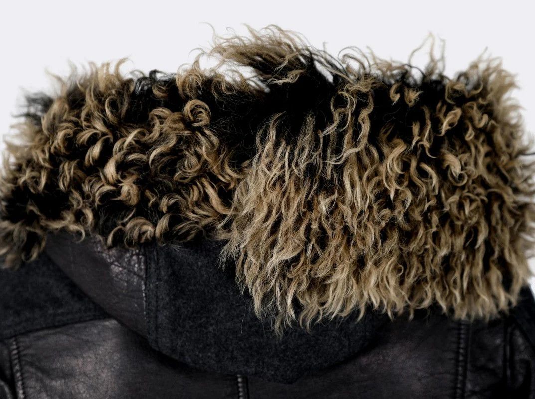 Emporio Armani Emporio Armani Buffalo Leather Fur Hooded Jacket $2410 Size US M / EU 48-50 / 2 - 10 Thumbnail