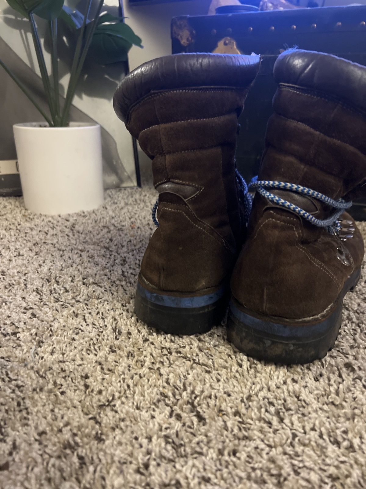 Vintage VINTAGE FUR LINED HIKING BOOTs Size US 11.5 / EU 44-45 - 3 Thumbnail