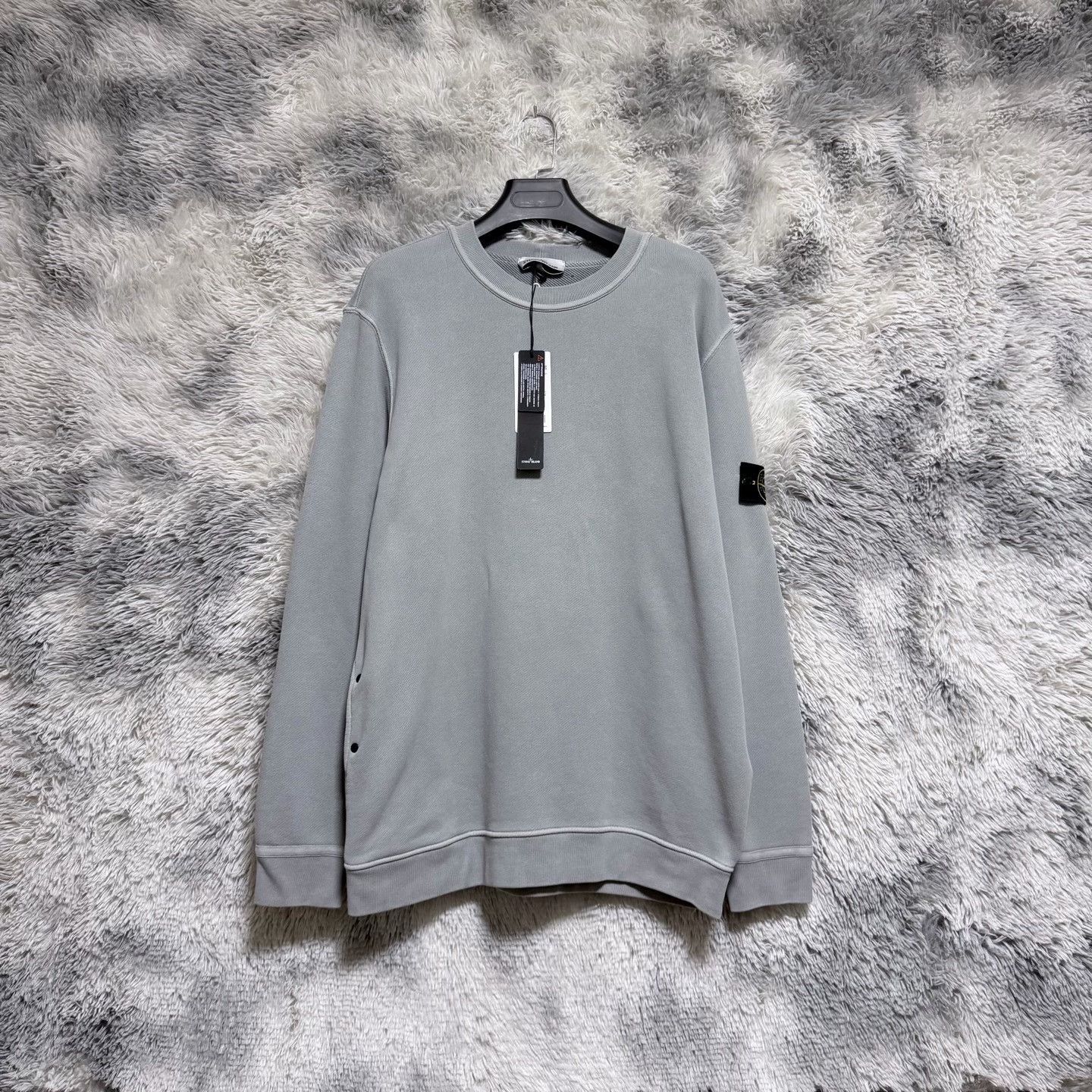 Stone Island Stone Island Gray Sweatshirt Pullover Size US XL / EU 56 / 4 - 1 Thumbnail
