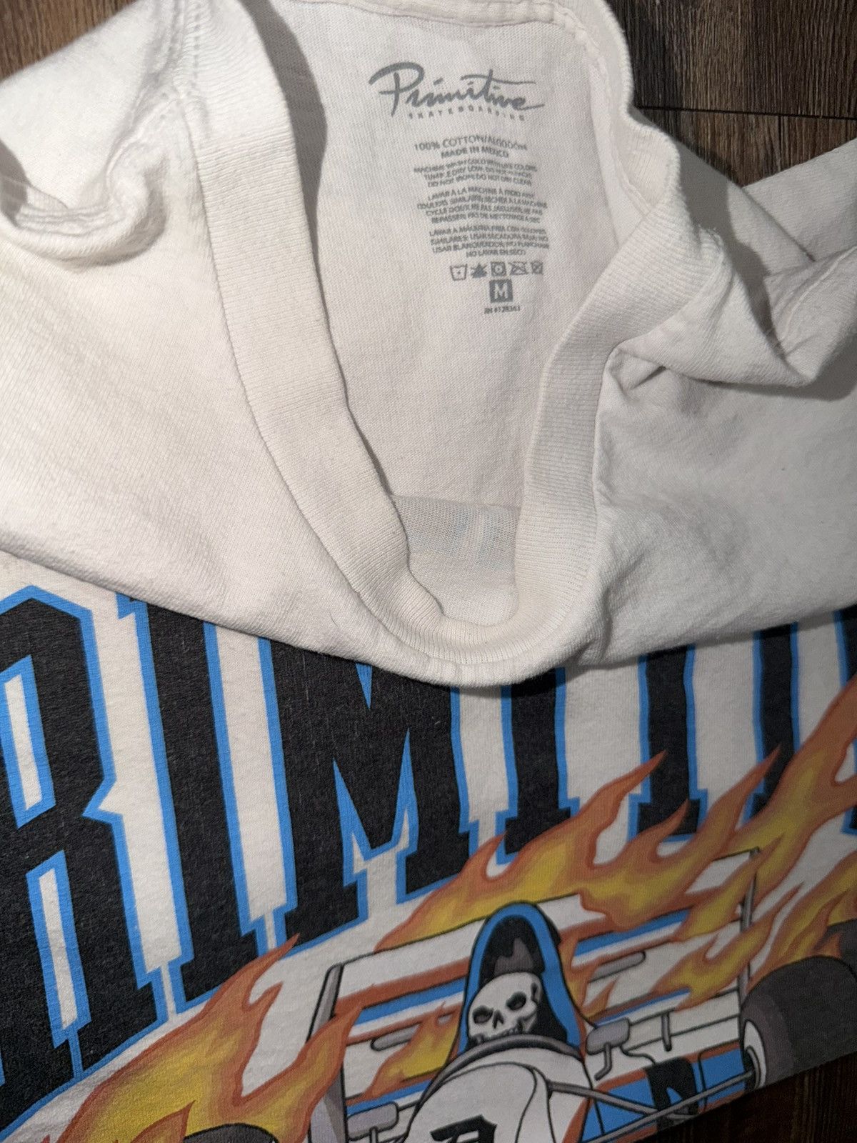 Primitive Primitive skateboarding live now play later racing t-shirt Size US M / EU 48-50 / 2 - 4 Thumbnail