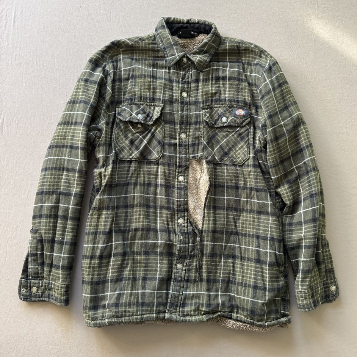 Dickies Grunge Dickies Flannel Sherpa-Lined Shirt Jacket Size US M / EU 48-50 / 2 - 1 Thumbnail