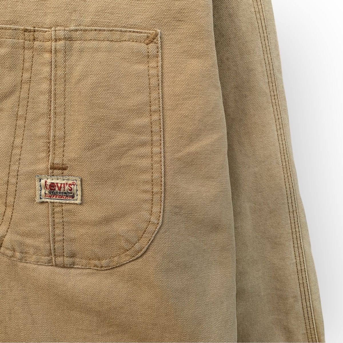 Levi's VINTAGE LEVIS USA 70742-62 DUCK CANVAS CHORE JACKET BLANKET Size US XL / EU 56 / 4 - 12 Thumbnail