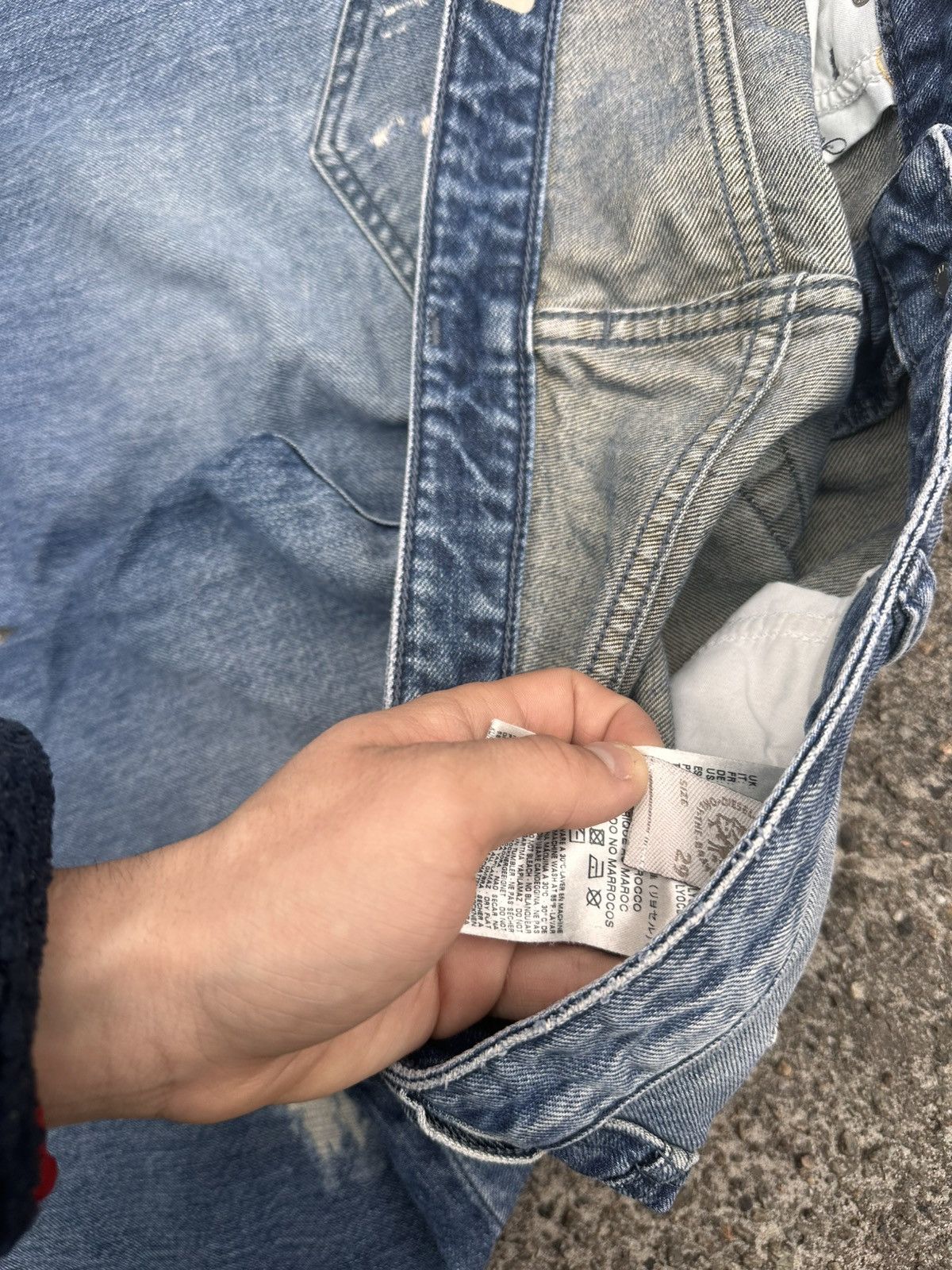 Diesel Diesel Y2K Distressed Opium Avantgarde Jeans Made in Italy Size US 29 - 7 Thumbnail