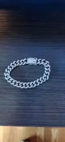 Other HipHop Men Cuban Link Chain Bracelet Size ONE SIZE - 4 Thumbnail