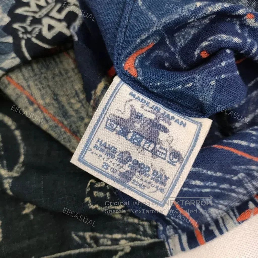 45rpm Limited Edition Blue Dye Shirt. Size M / US 6-8 / IT 42-44 - 7 Thumbnail
