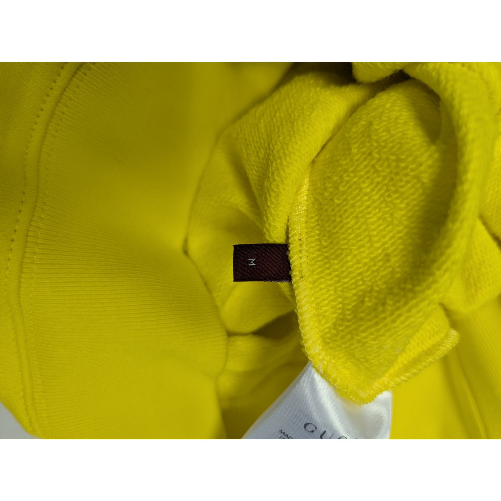 Gucci o1rshd1 Logo Sweatshirt Hoodie in Yellow Size US M / EU 48-50 / 2 - 16 Thumbnail
