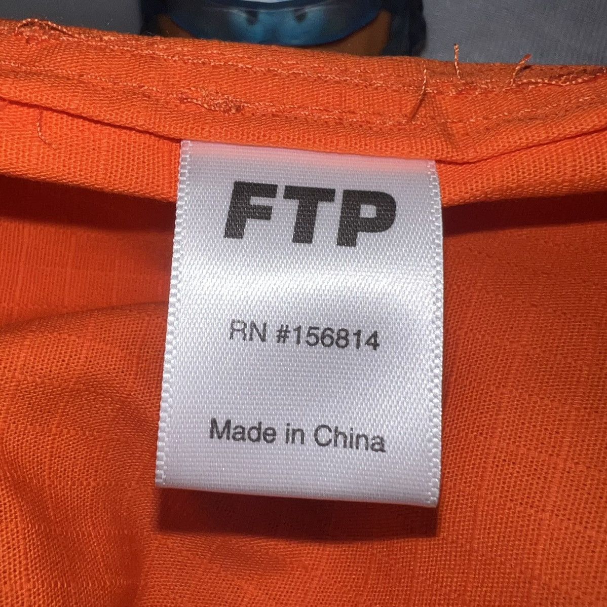 Fuck The Population FTP Orange Ripstop Anorak Size US M / EU 48-50 / 2 - 4 Thumbnail