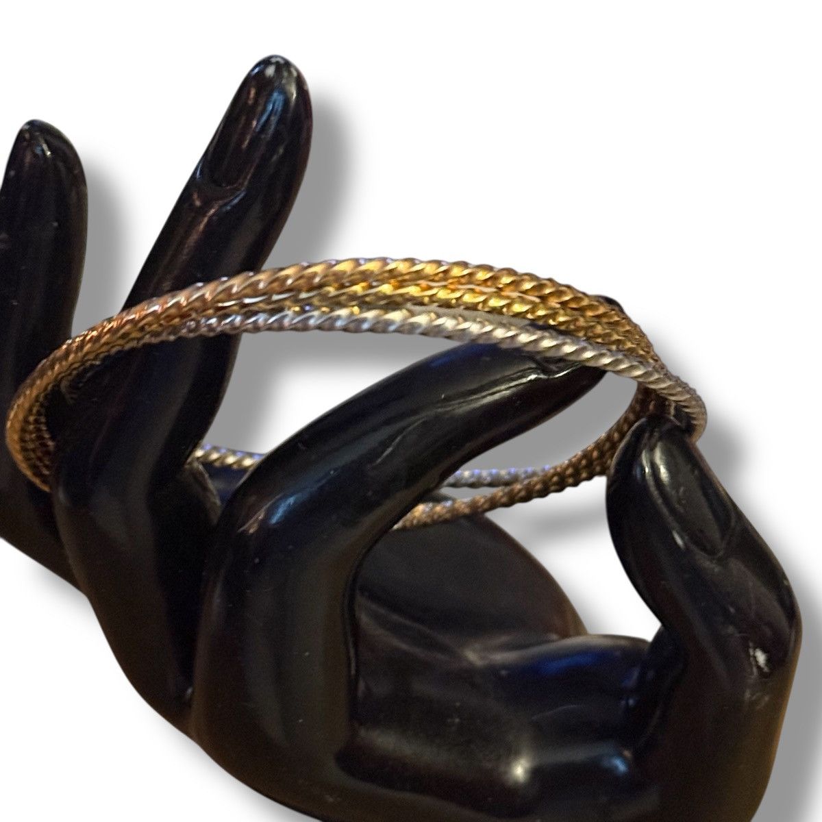 Other Two tone intertwined rope bangle bracelet Size ONE SIZE - 2 Thumbnail