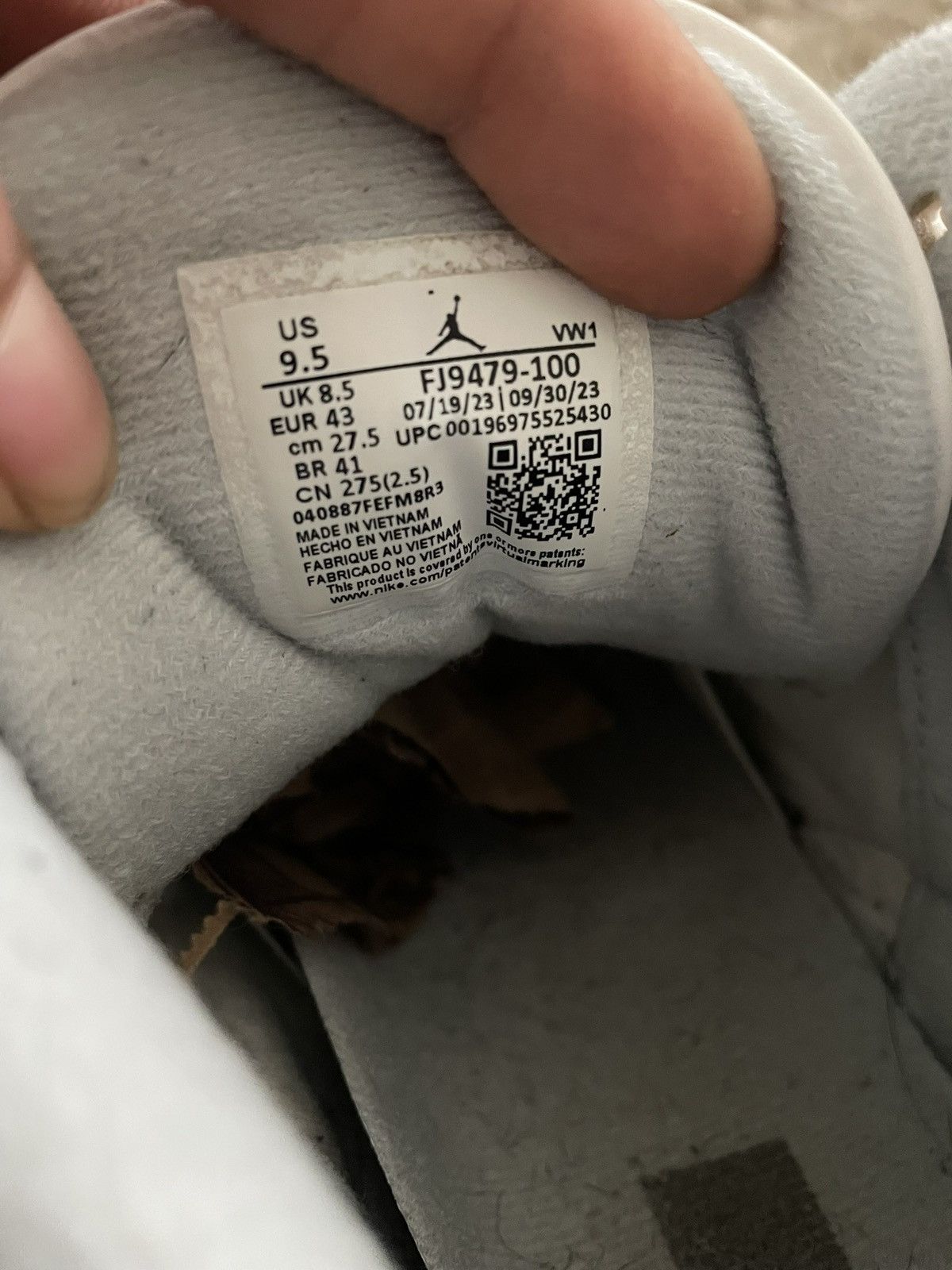 Jordan Brand Jordan 3 SE Craft Ivory Size US 9.5 / EU 42-43 - 10 Thumbnail