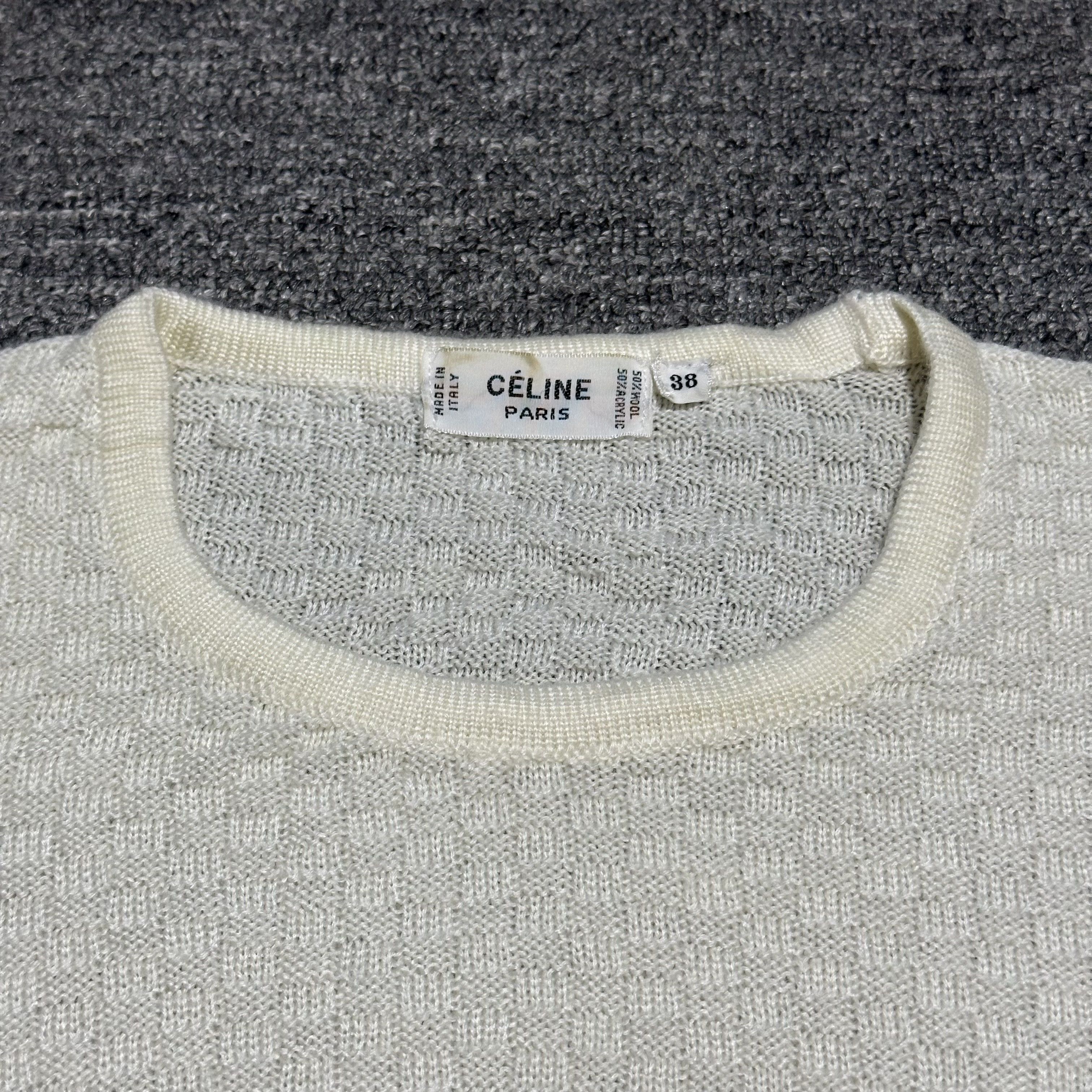 Celine Vintage Celine Knitwear Crewneck Size S / US 4 / IT 40 - 4 Thumbnail