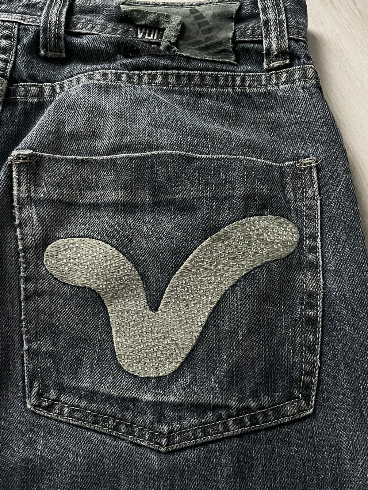 Voi Jeans Vintage Y2K Voi Jeans Denim 00’s Strass Logo Pants RARE Size US 32 / EU 48 - 6 Thumbnail