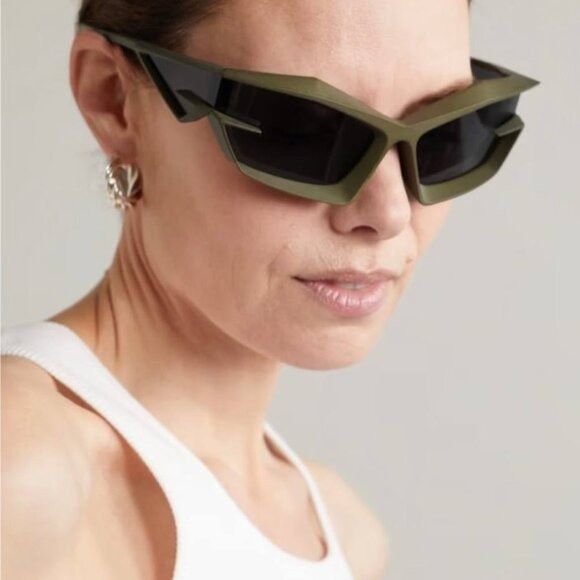 Givenchy 🕶️ New Givenchy GV40049I 97A Sunglasses - Matte Green Frame Size ONE SIZE - 2 Thumbnail
