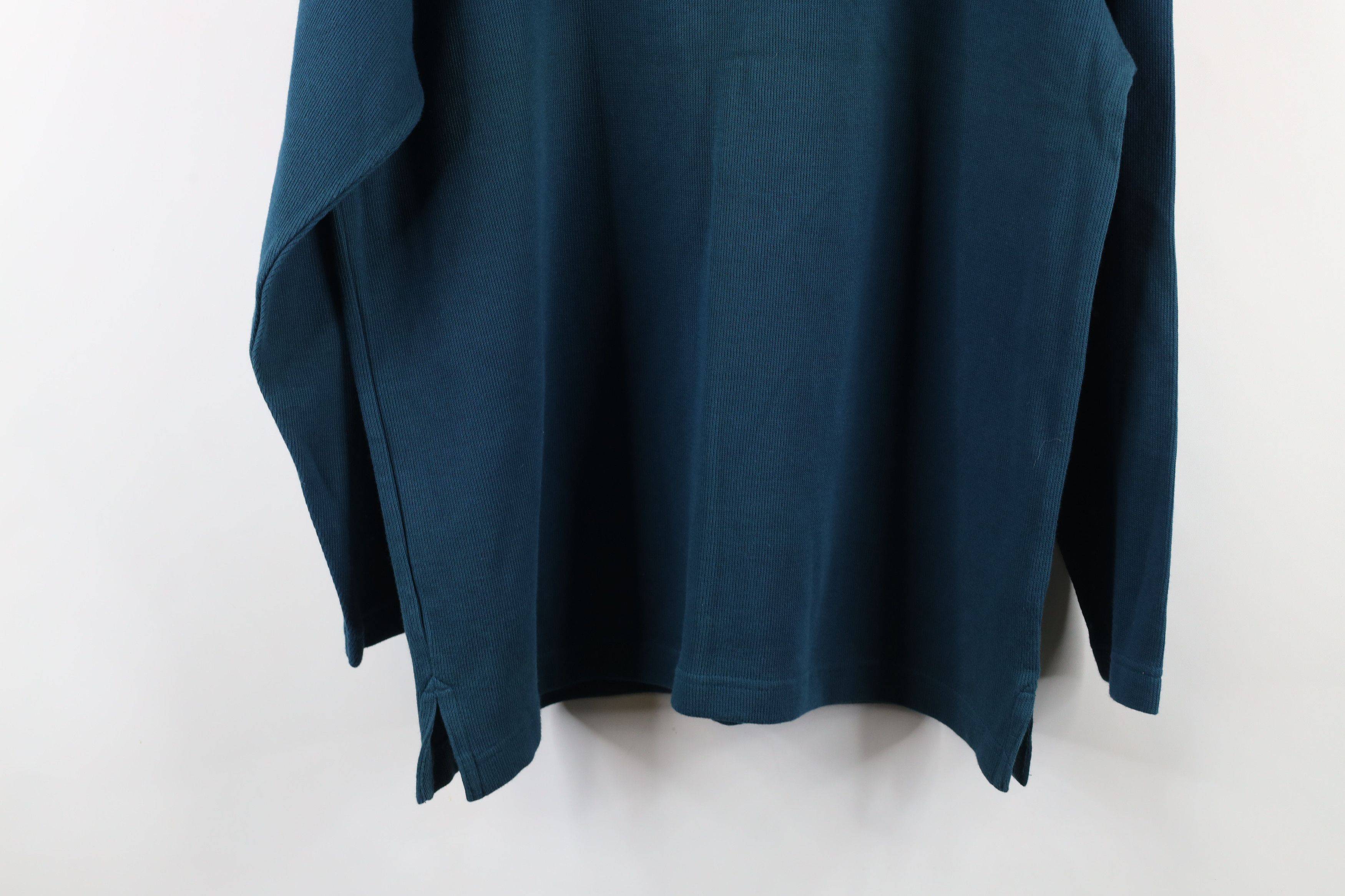 Vintage Vintage 90s Streetwear Ribbed Knit Half Zip Long Sleeve Polo Size US M / EU 48-50 / 2 - 13 Thumbnail