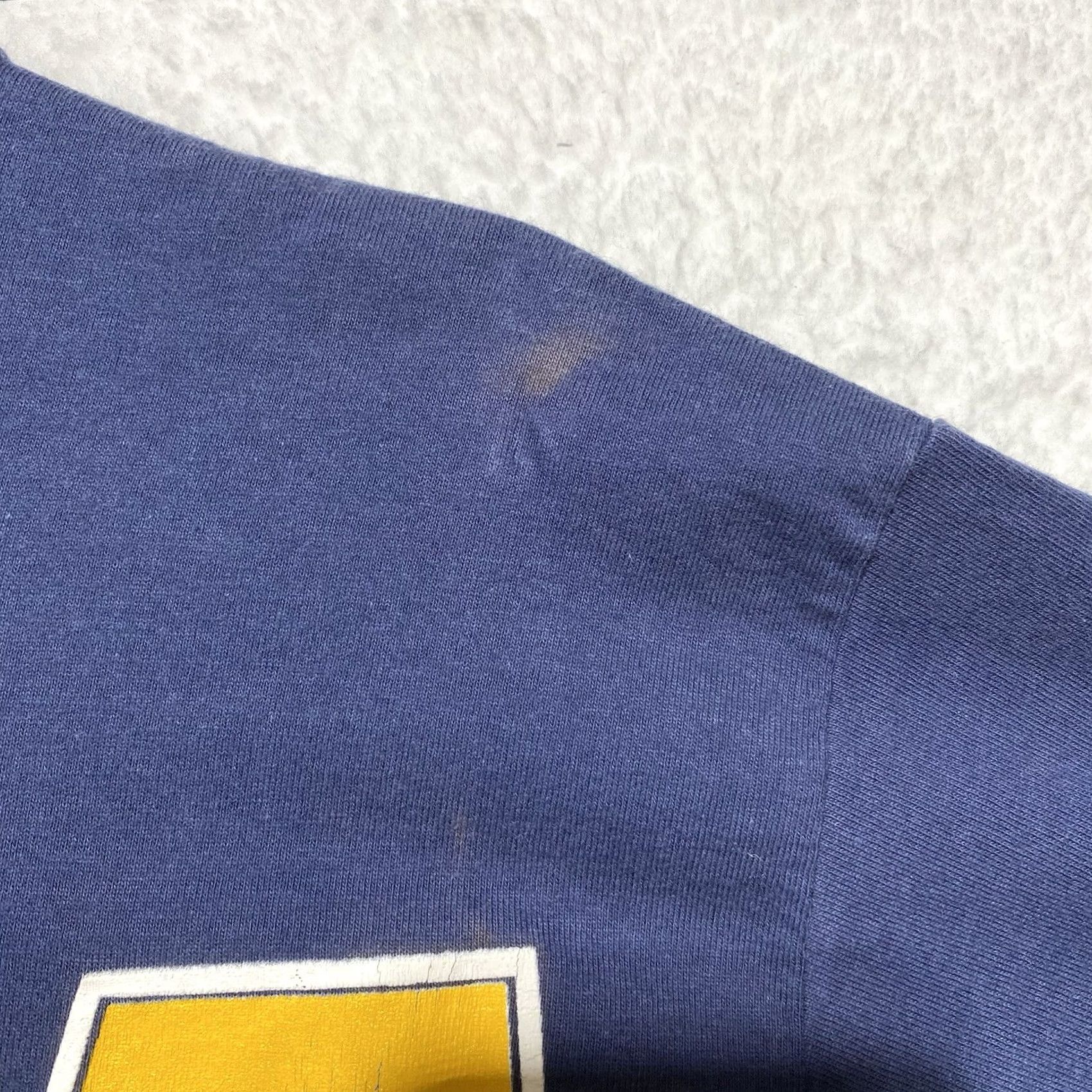 Vintage VINTAGE Premier Specific Michigan Shirt Mens XL Blue Collegiate 70s 80s Wolverines U of M T-Shirt Size US XL / EU 56 / 4 - 7 Thumbnail