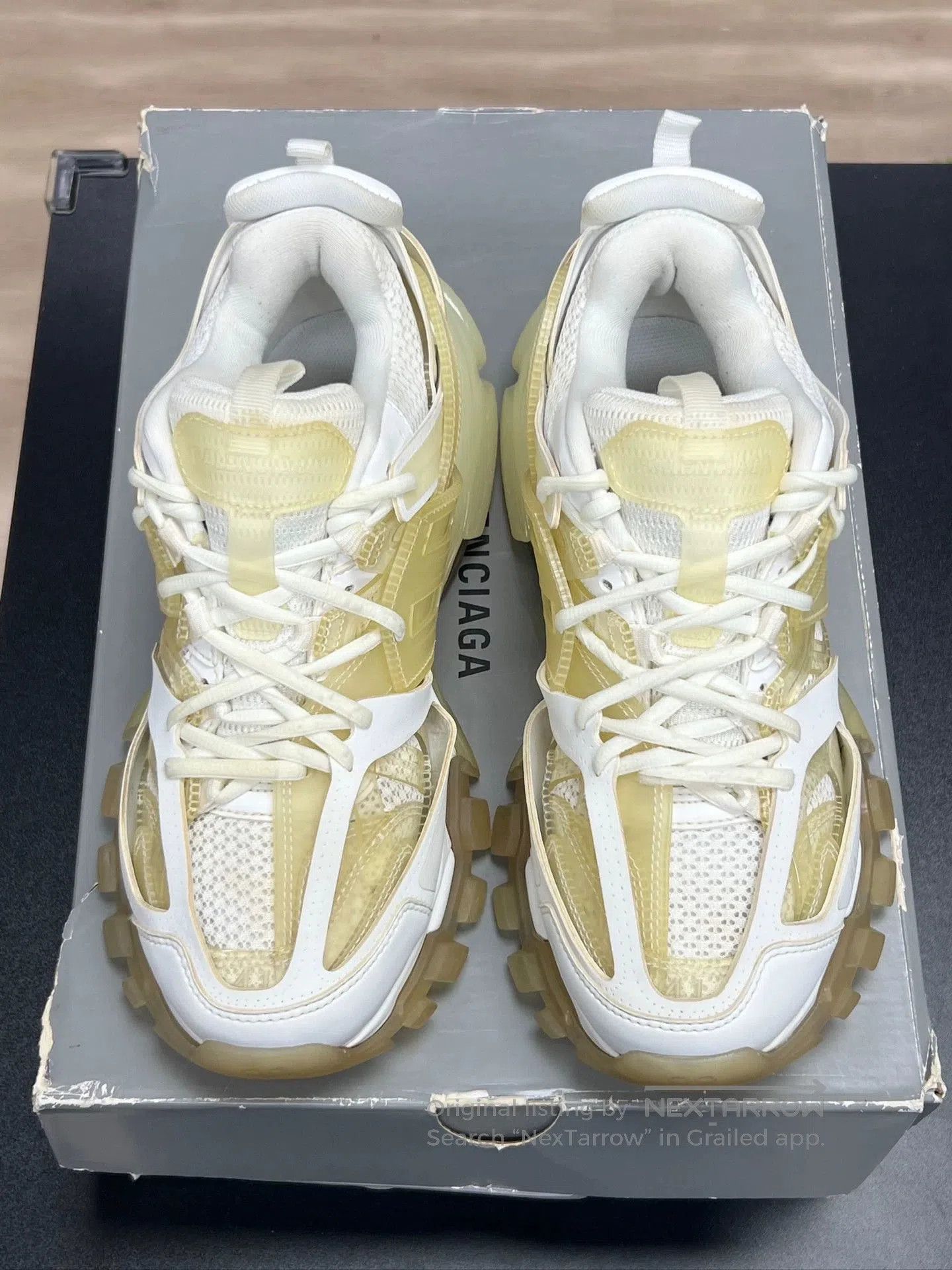 Balenciaga Balenciaga Track White Sneakers Size 41. Size US 8 / EU 41 - 3 Thumbnail
