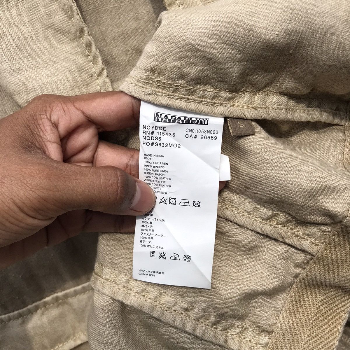 Napapijri Napapijri Linen Jacket Napapijri Casual Size US S / EU 44-46 / 1 - 22 Thumbnail