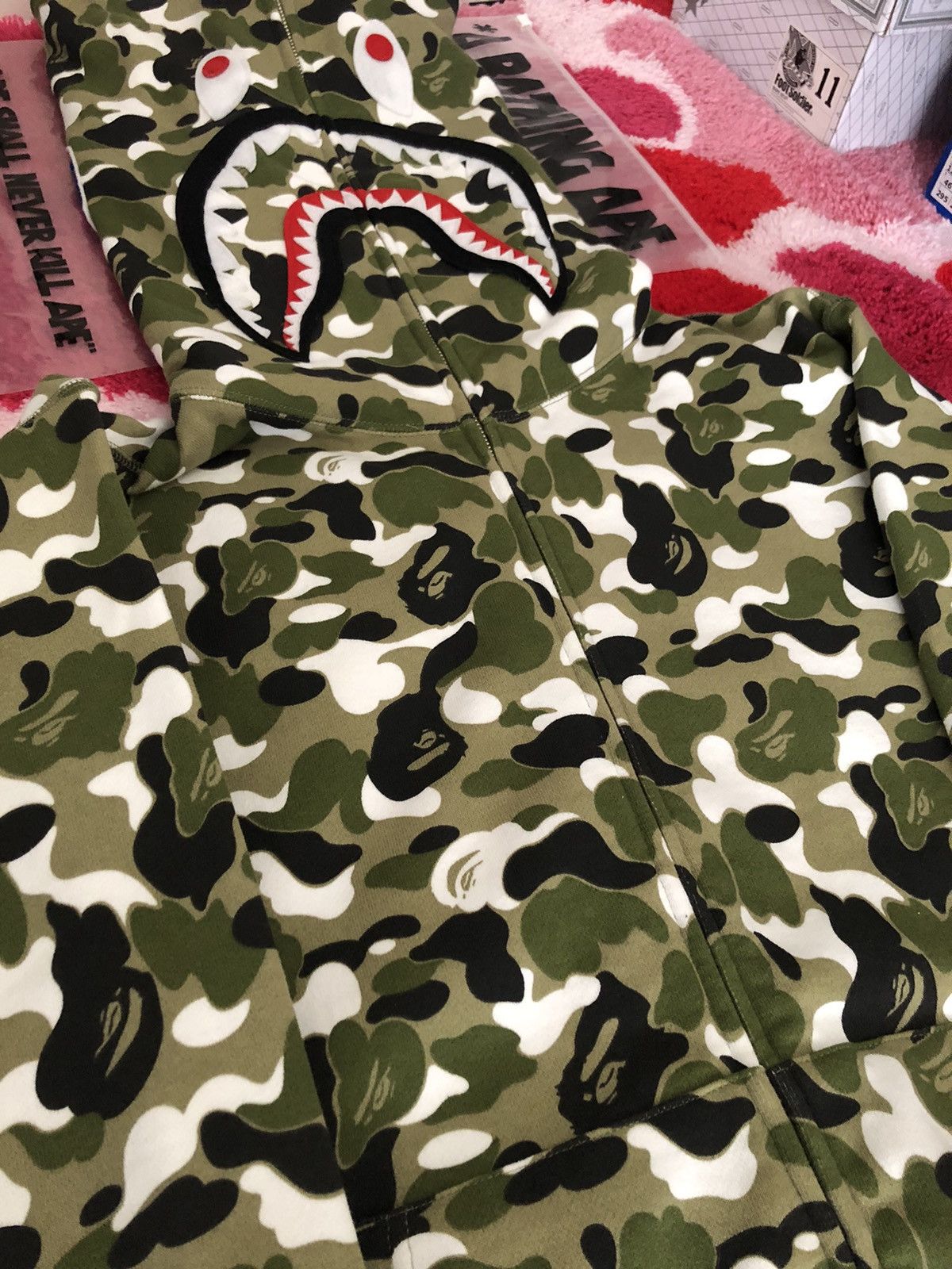 Bape Bape Zozotown Store Exclusive Separate Shark Hoodie Size US L / EU 52-54 / 3 - 2 Thumbnail