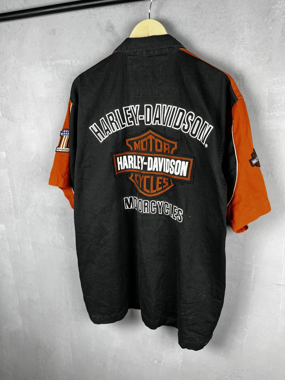 Harley Davidson Harley Davidson racing usa shirt Size US XL / EU 56 / 4 - 4 Thumbnail