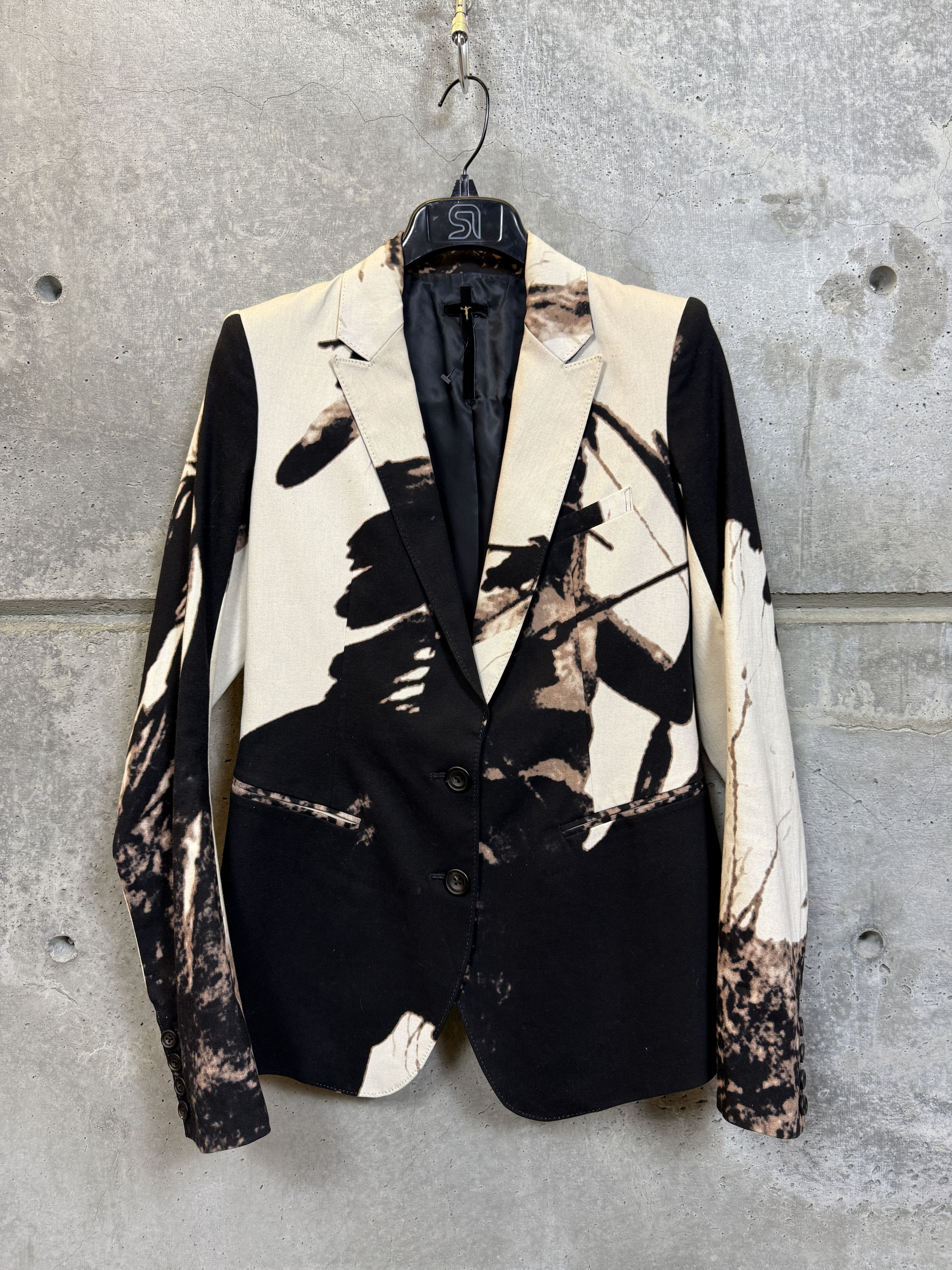 Le Grande Bleu (L.G.B.) Le Grande Bleu (L.G.B.) Bow Horse Print Graphic Blazer Size M / US 6-8 / IT 42-44 - 1 Thumbnail