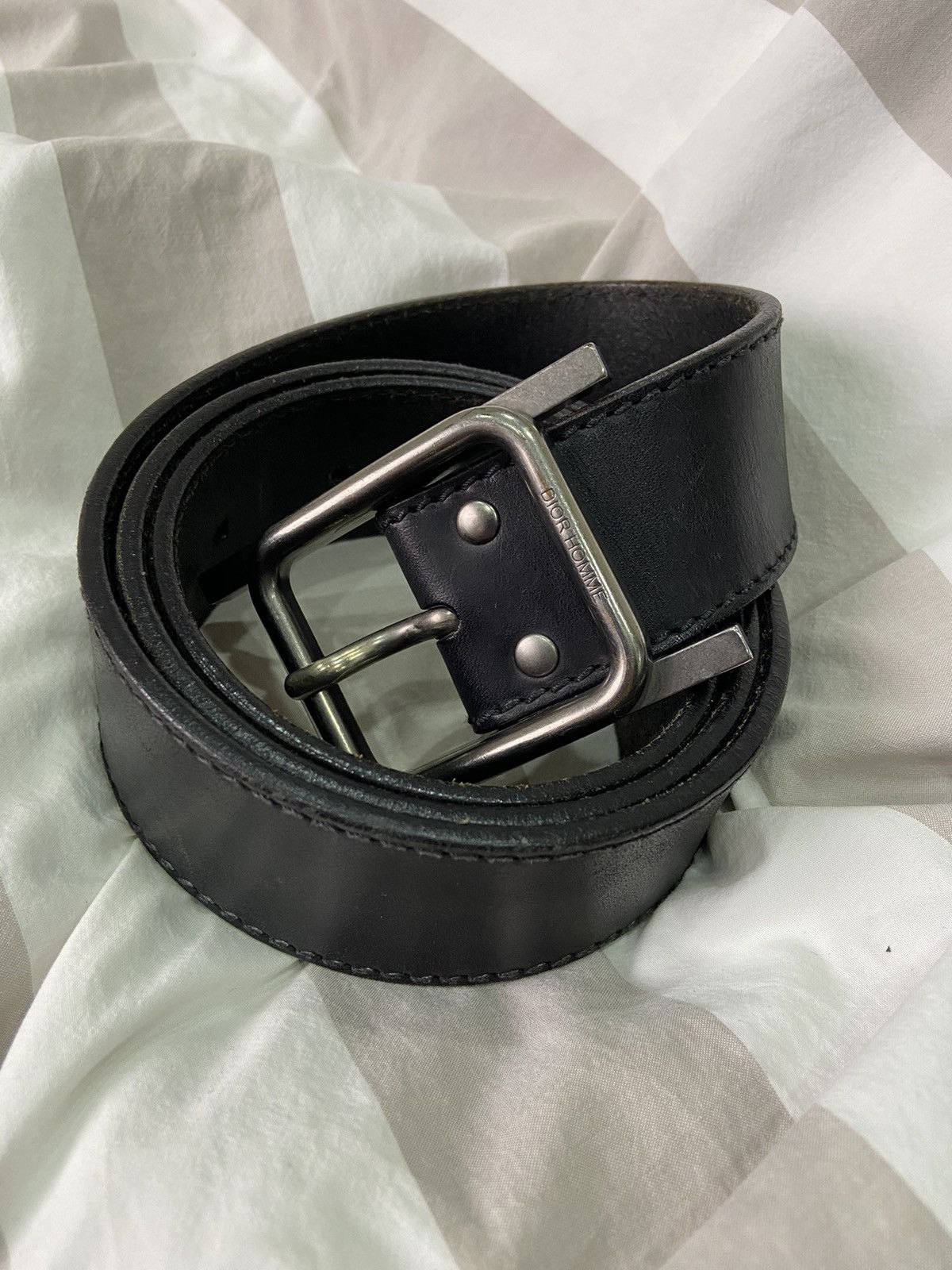 Dior × Hedi Slimane Dior X Hedi Slimane Black Belt | Grailed
