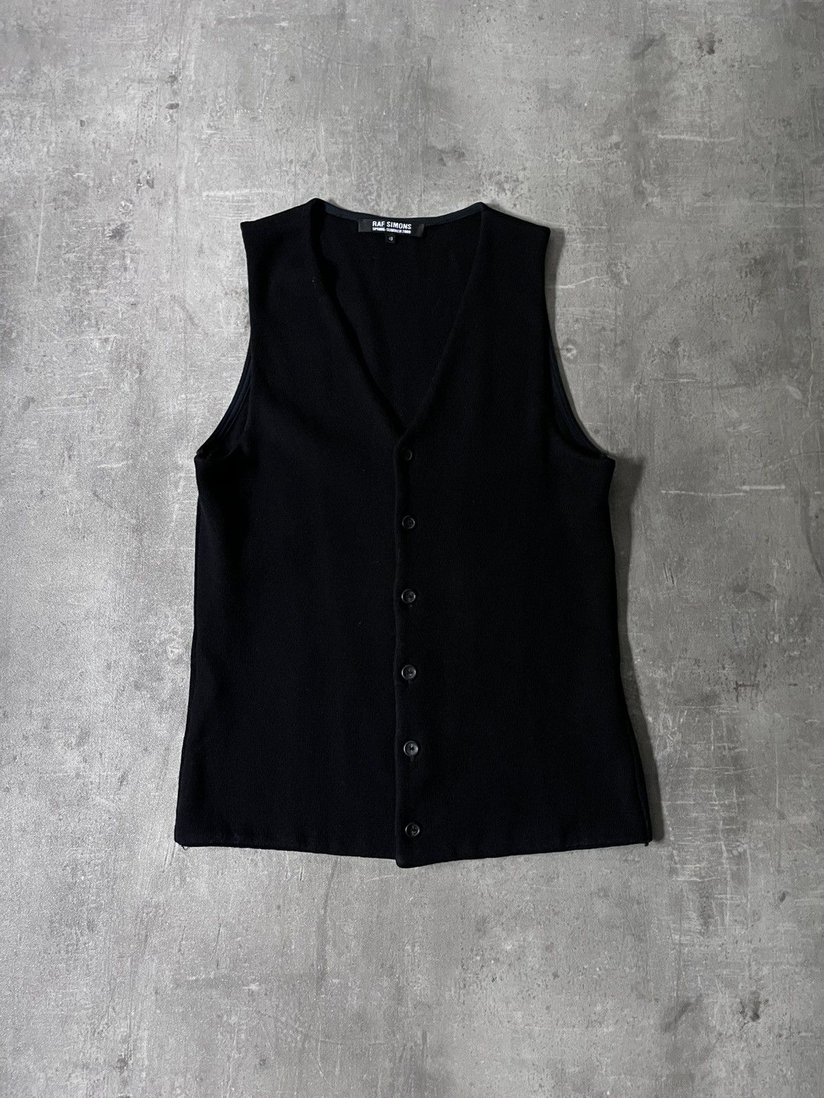 Raf Simons Raf Simons S/S 2009 viscose button up vest rare Size US M / EU 48-50 / 2 - 1 Thumbnail