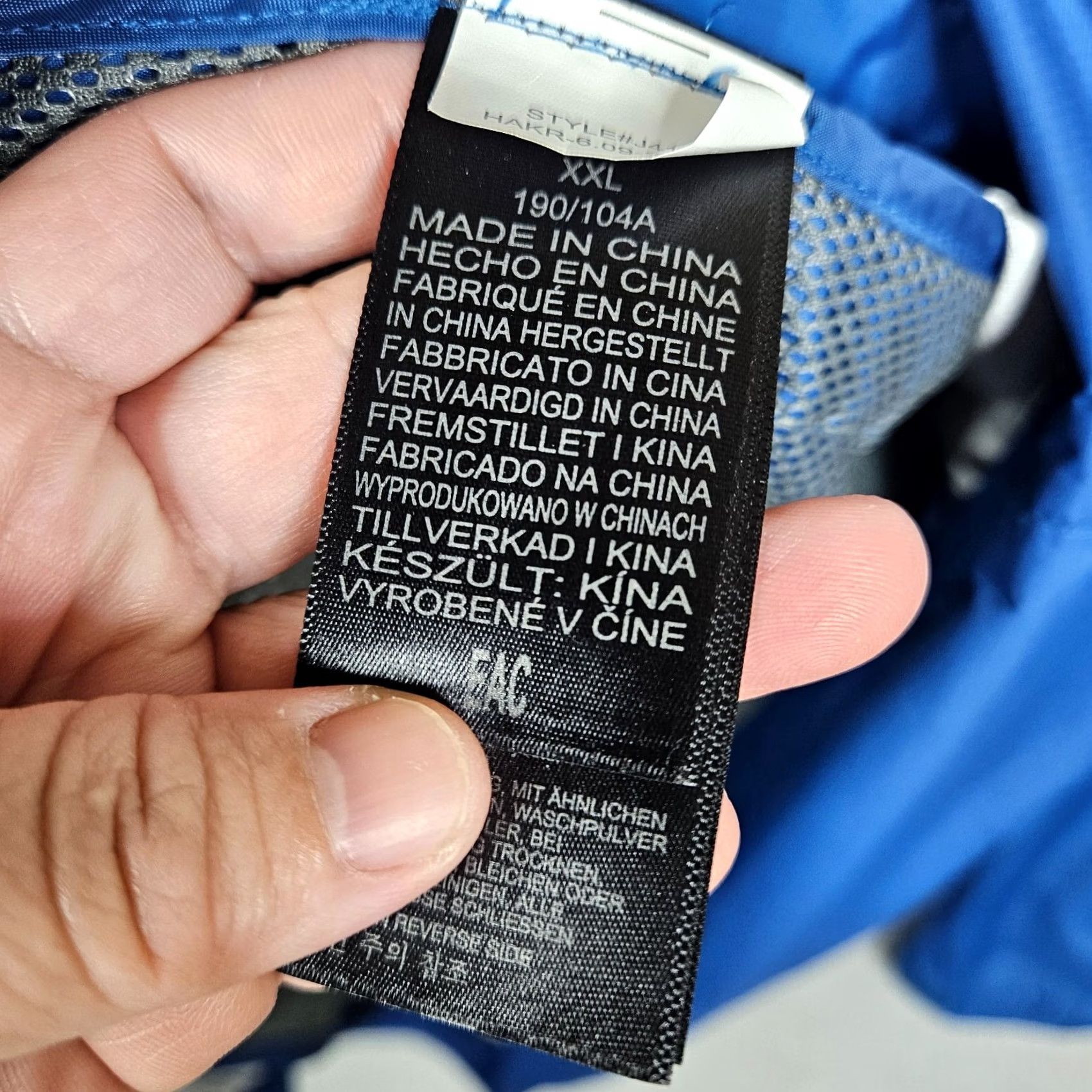 Marmot Marmot Jacket Windbreaker Men XL Blue Regular Jacket Coats Outdoor All Seasons Button Zip Nylon Polyester Lining Windbreaker Casual Size US XL / EU 56 / 4 - 7 Thumbnail