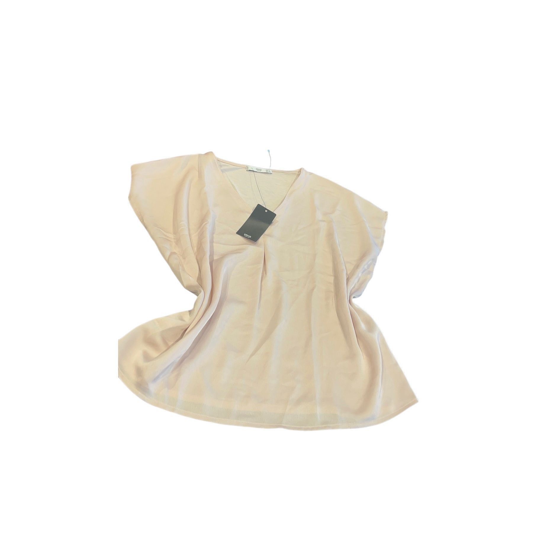Mango MNG Mango classic Satin Pink top Size S / US 4 / IT 40 - 7 Thumbnail
