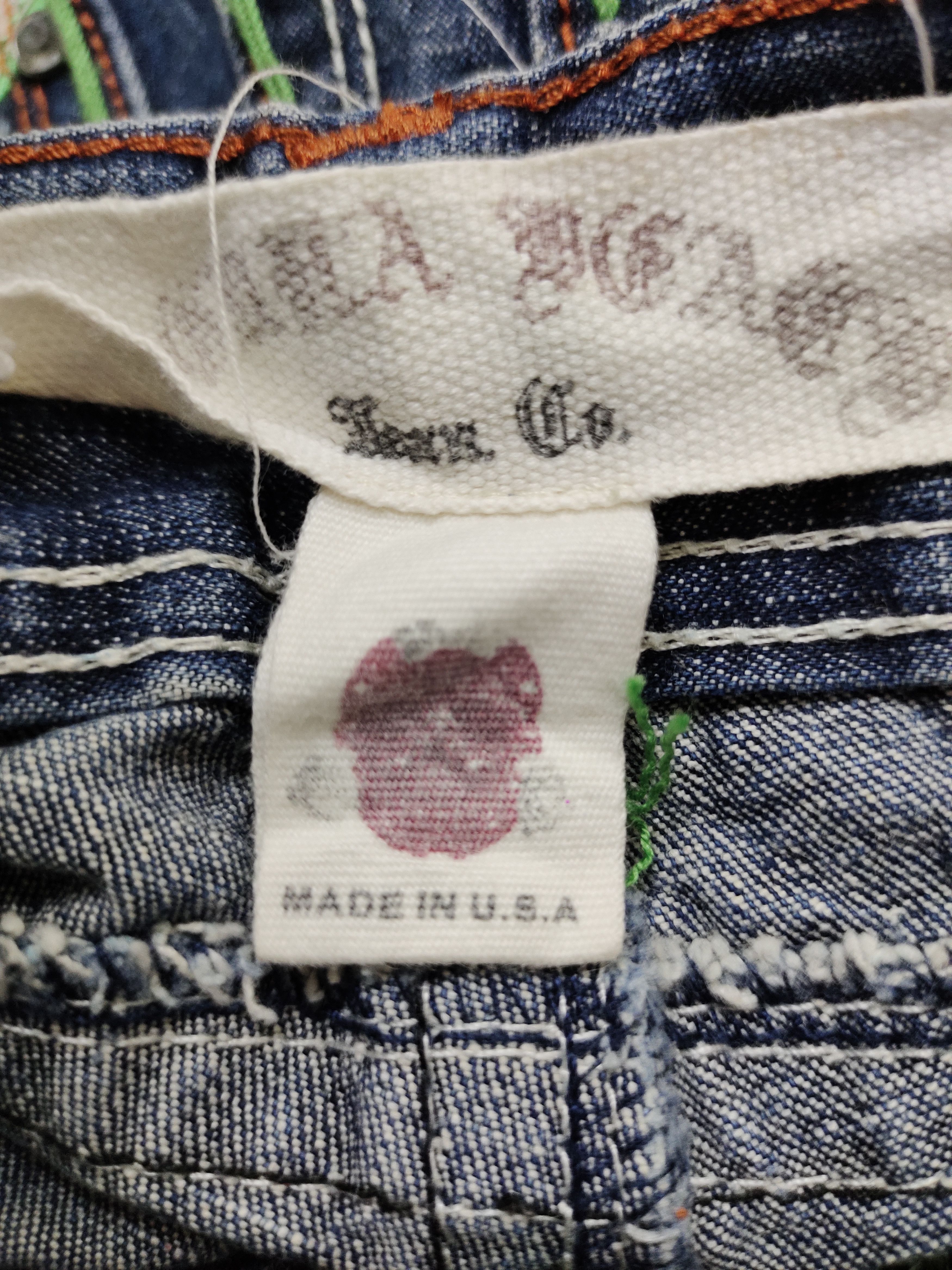 Le Grande Bleu (L.G.B.) Flare Jeans Laguna Beach Denim Boot Cut Chrome Heart Inspire Size US 30 / EU 46 - 18 Thumbnail
