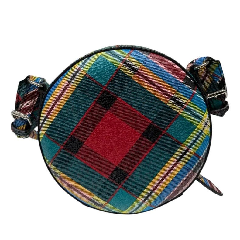 Vivienne Westwood Vivienne Westwood size os Multicolored checkered round bag Size ONE SIZE - 3 Thumbnail