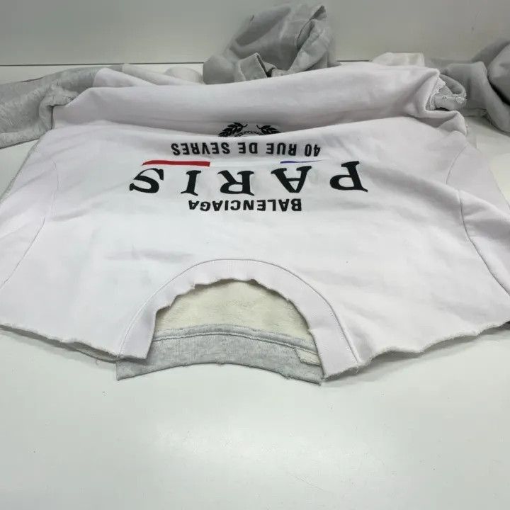 Balenciaga Balenciaga Balenciaga FW22 Printed Hooded Sweatshirt -2507 Size US M / EU 48-50 / 2 - 4 Thumbnail