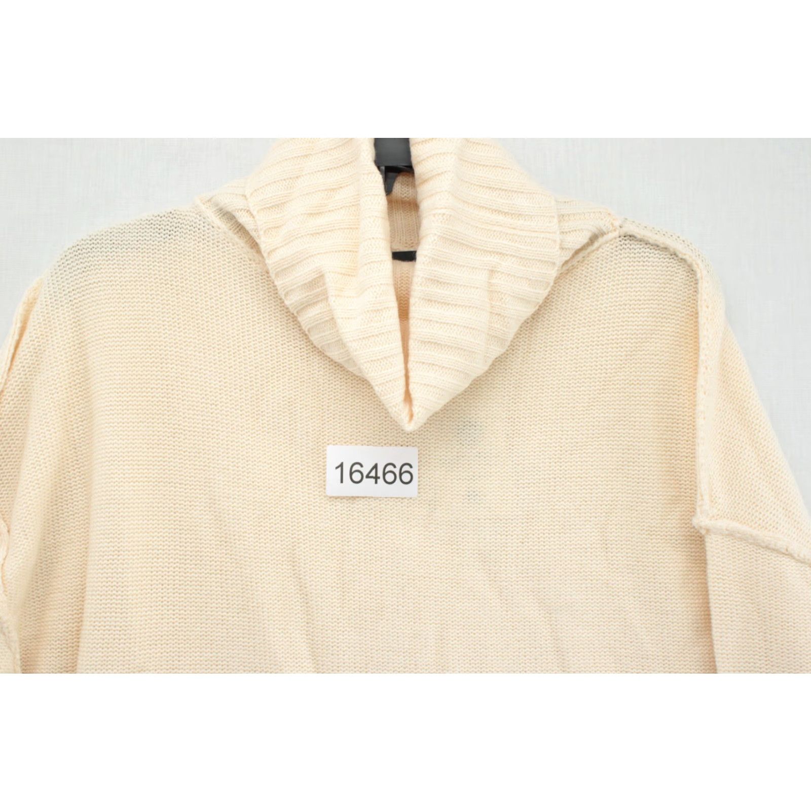 Vintage Merokeety Turtleneck Sweater Women's XL Beige Long Sleeve Pullover Cozy Knit Cable Knit NWT Vintage: No Size XL / US 12-14 / IT 48-50 - 8 Thumbnail