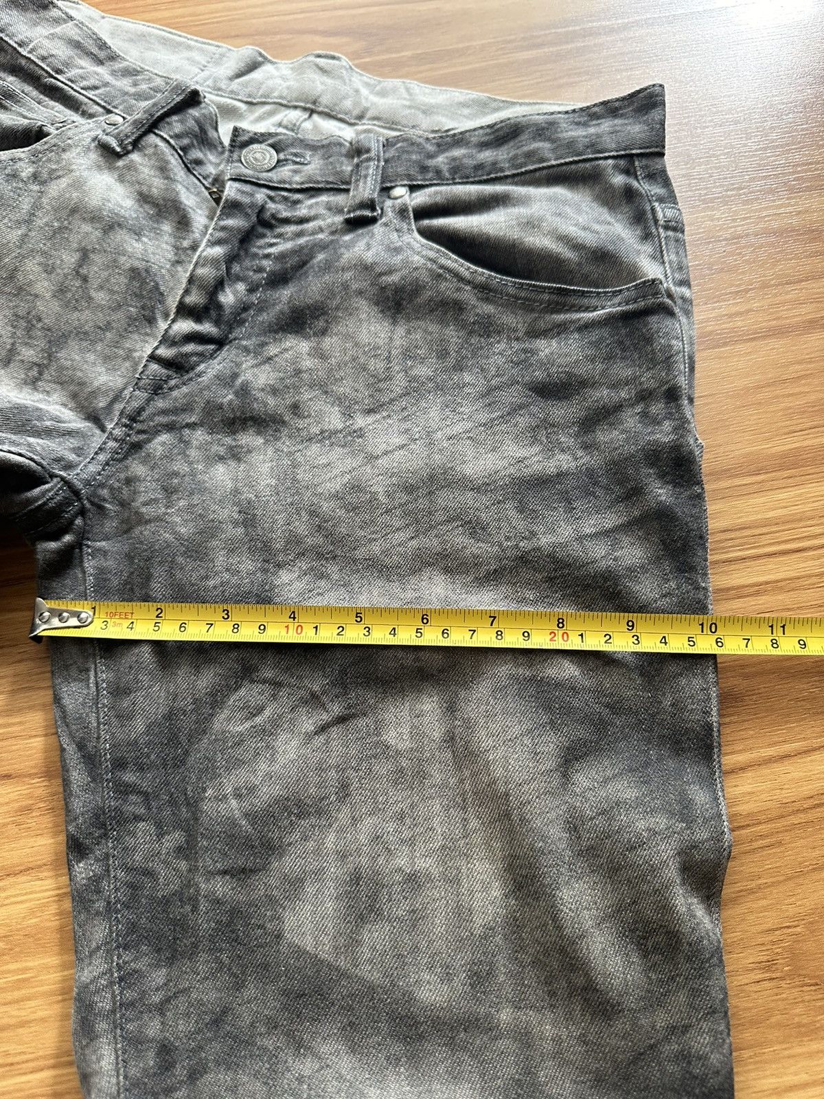 Le Grande Bleu (L.G.B.) Tornado Mart Japan Flare Mud Wash Denim Pant Size US 30 / EU 46 - 18 Thumbnail