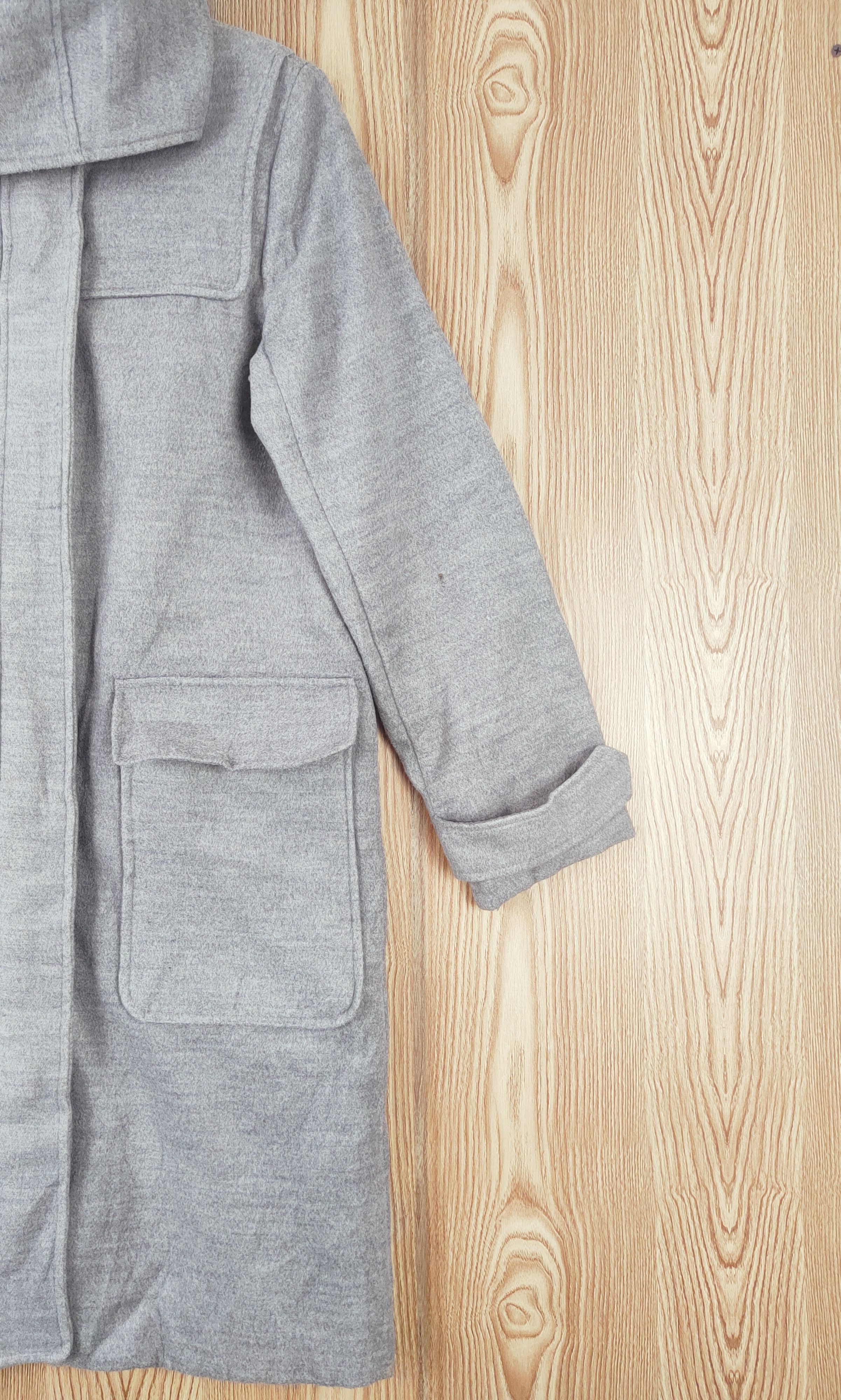 Japanese Brand × Vintage Vintage & Luxury Design by Musee Gray Hoodie Coats Size S / US 4 / IT 40 - 5 Thumbnail