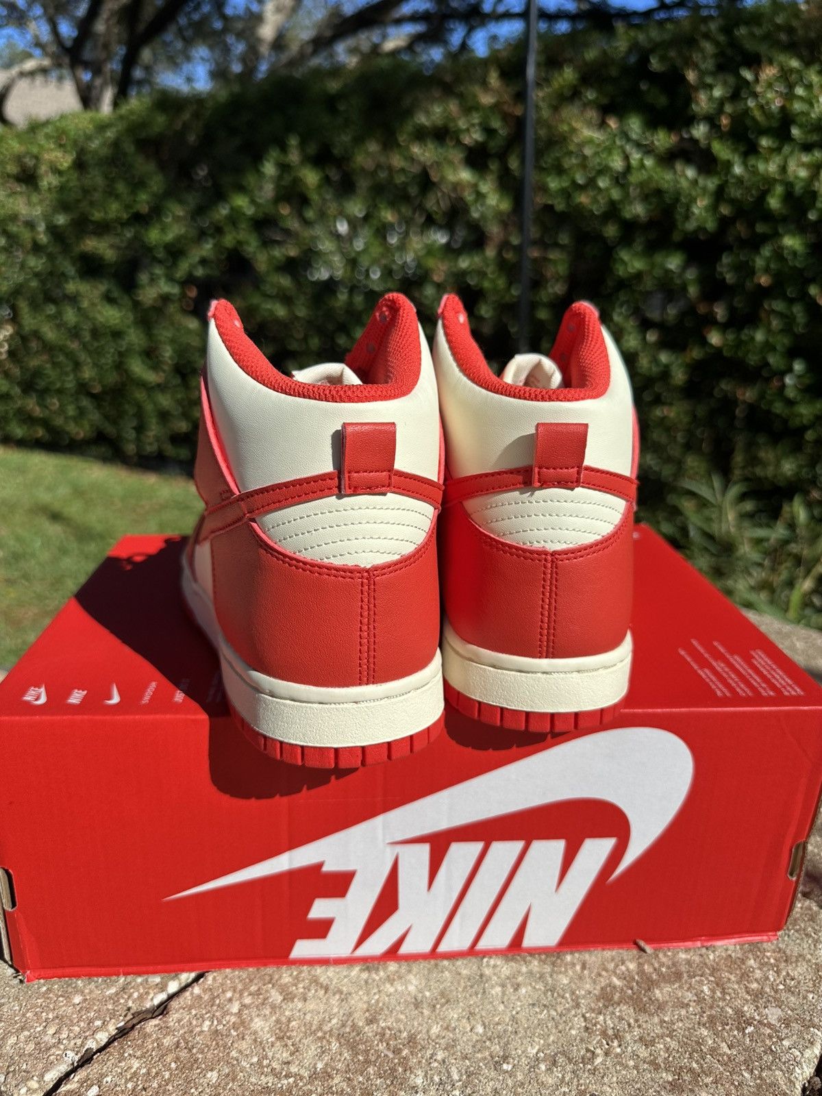 Nike Nike Dunk High Next Nature Light Crimsons Coconut Milk 8W Size US 8 / IT 38 - 9 Thumbnail