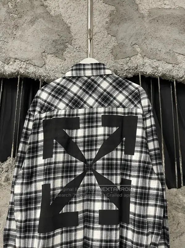 Off-White Off-White Plaid Long Sleeve Shirt for Men . Size US XL / EU 56 / 4 - 3 Thumbnail