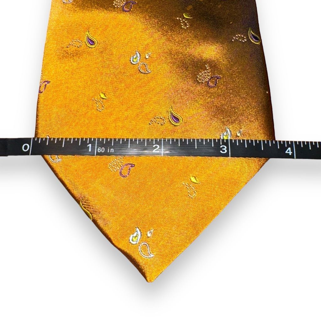 Other Alan Rouleau Couturier Brown Micro-Paisley Made in Italy Tie Size ONE SIZE - 2 Thumbnail