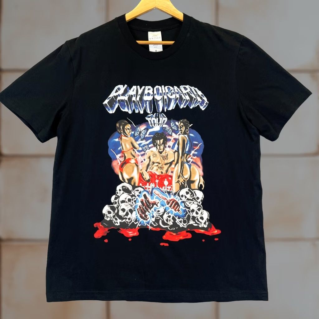 トップス Playboi Carti STOP BREATHING Merch Tee Playboi Carti Playboi Carti Stop Breathing Concert T Shirt Tee