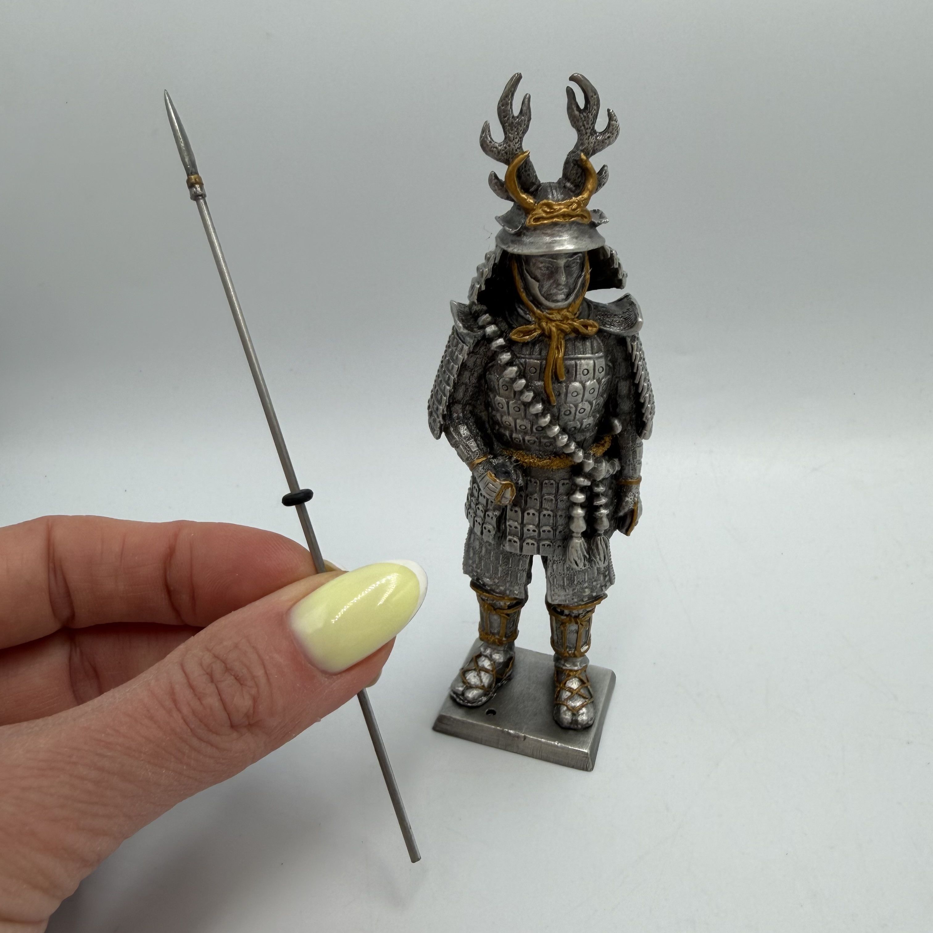 Other Honda Tadakatsu Samurai Figurine Miniature Tin Pewter Size ONE SIZE - 4 Thumbnail