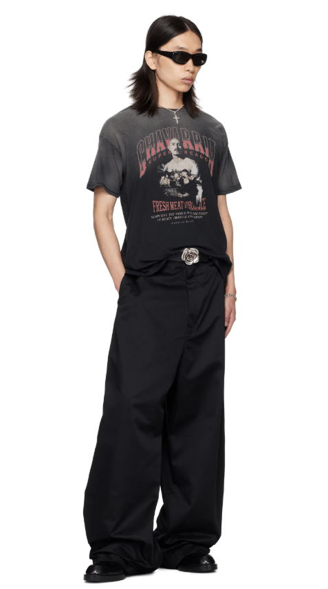 Willy Chavarria BNWT AW25 WILLY CHAVARRIA SAN CHACHI PRODUCE EASY TEE L Size US L / EU 52-54 / 3 - 12 Thumbnail