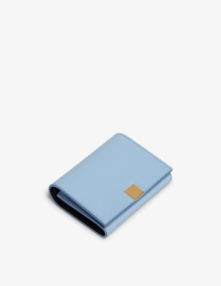 Marni o1w1db10125 Size:OS/Prisma Tri-Fold Wallet in Blue Size ONE SIZE - 3 Thumbnail