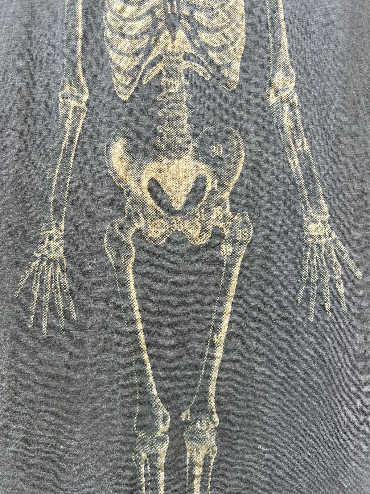 Vintage Vintage Coup D Etat Skeleton Xray Sun Faded Black t shirt Size US M / EU 48-50 / 2 - 9 Thumbnail