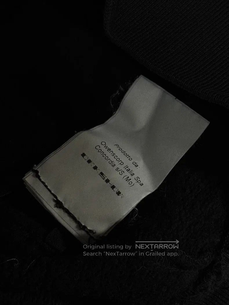 Rick Owens Rick Owens 16 FW Classic Patch Long Sleeve Pullover Sweats Size US L / EU 52-54 / 3 - 7 Thumbnail