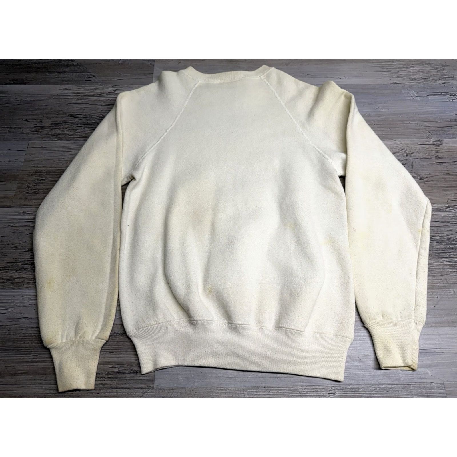 Lee VINTAGE Precious Moments Sweatshirt Lee Womens Small White Sunflower 80s 90s USA Cottagecore Pullover Crew Neck Size S / US 4 / IT 40 - 2 Thumbnail