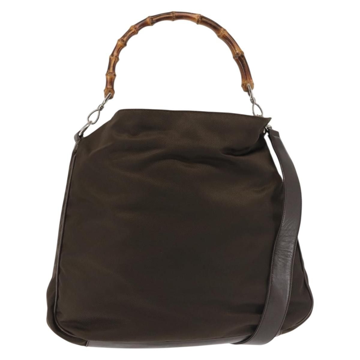 Gucci Gucci Sherry bamboo Shoulder Bag Nylon Size ONE SIZE - 1 Thumbnail