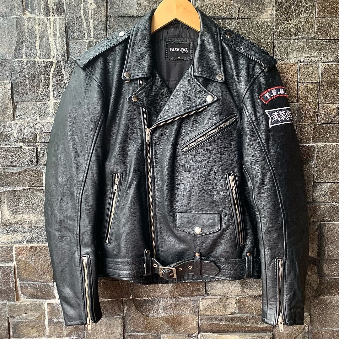 Japan T.F.O.A Leather Biker Jacket