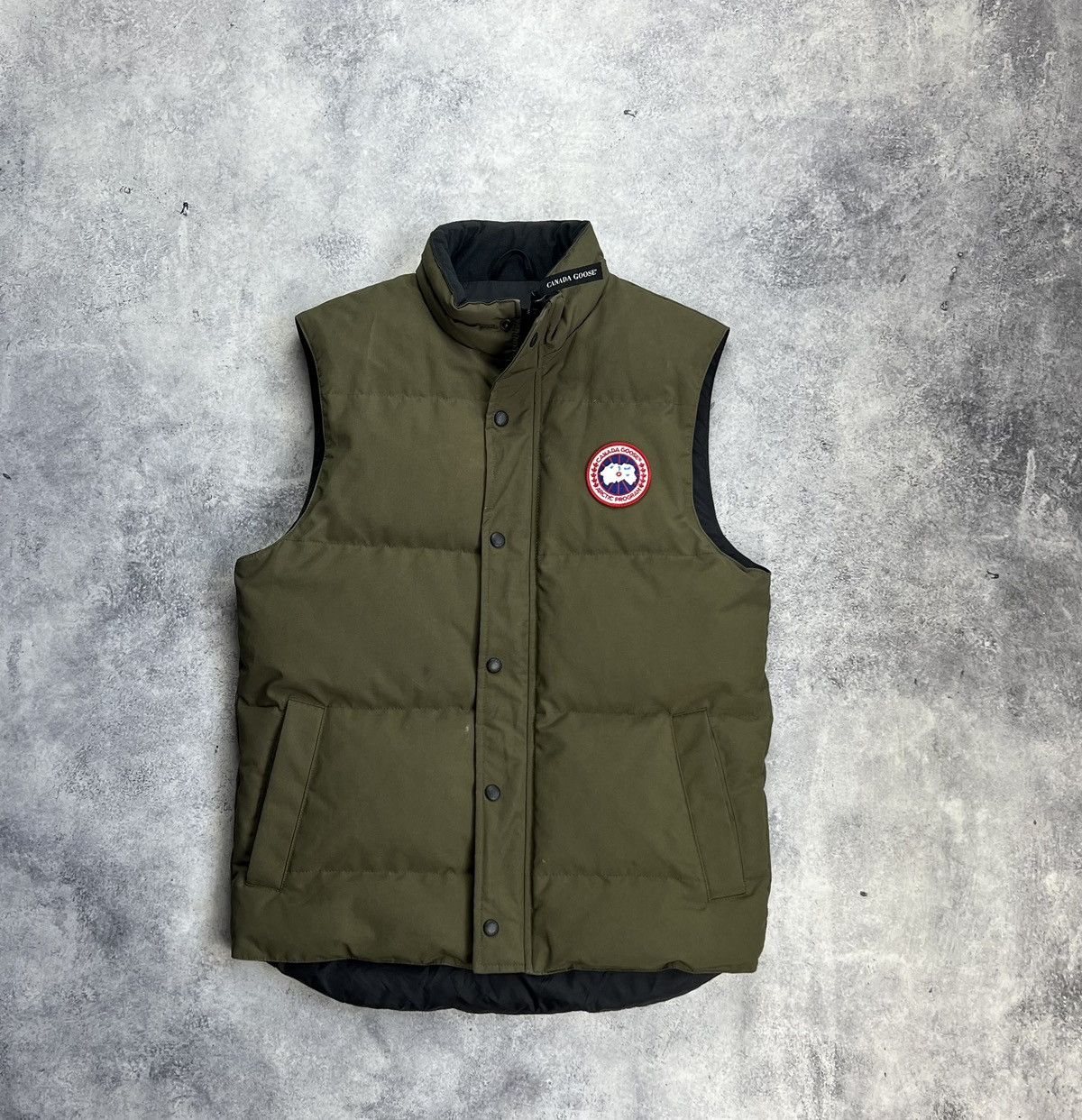 Canada Goose Canada goose khaki Garson gilet | Grailed