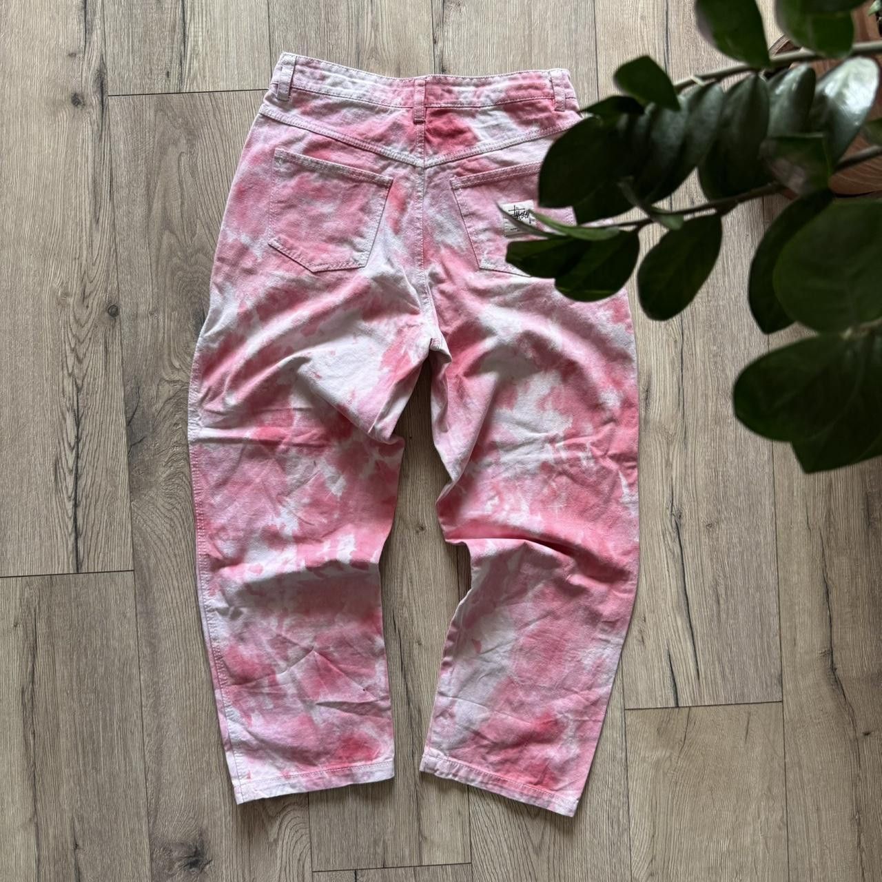 Stussy Stussy Womans Tie Dye Bottoms Pink Size 34" / US 12 / IT 48 - 2 Thumbnail