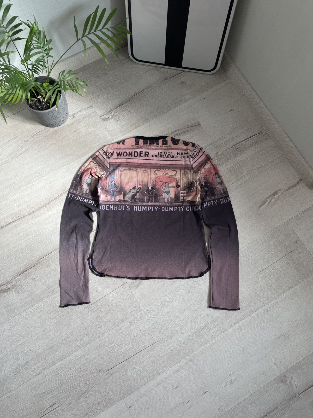 Cop Copine × Hysteric Glamour × If Six Was Nine Archive Y2k Cop Copine Paris “circus” Longsleeve Over Print Size S / US 4 / IT 40 - 2 Thumbnail